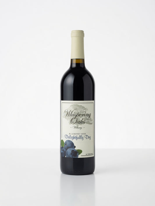Delightfully Dry Blueberry Wine