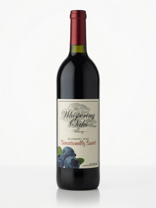 Sensationally Sweet Blueberry Wine