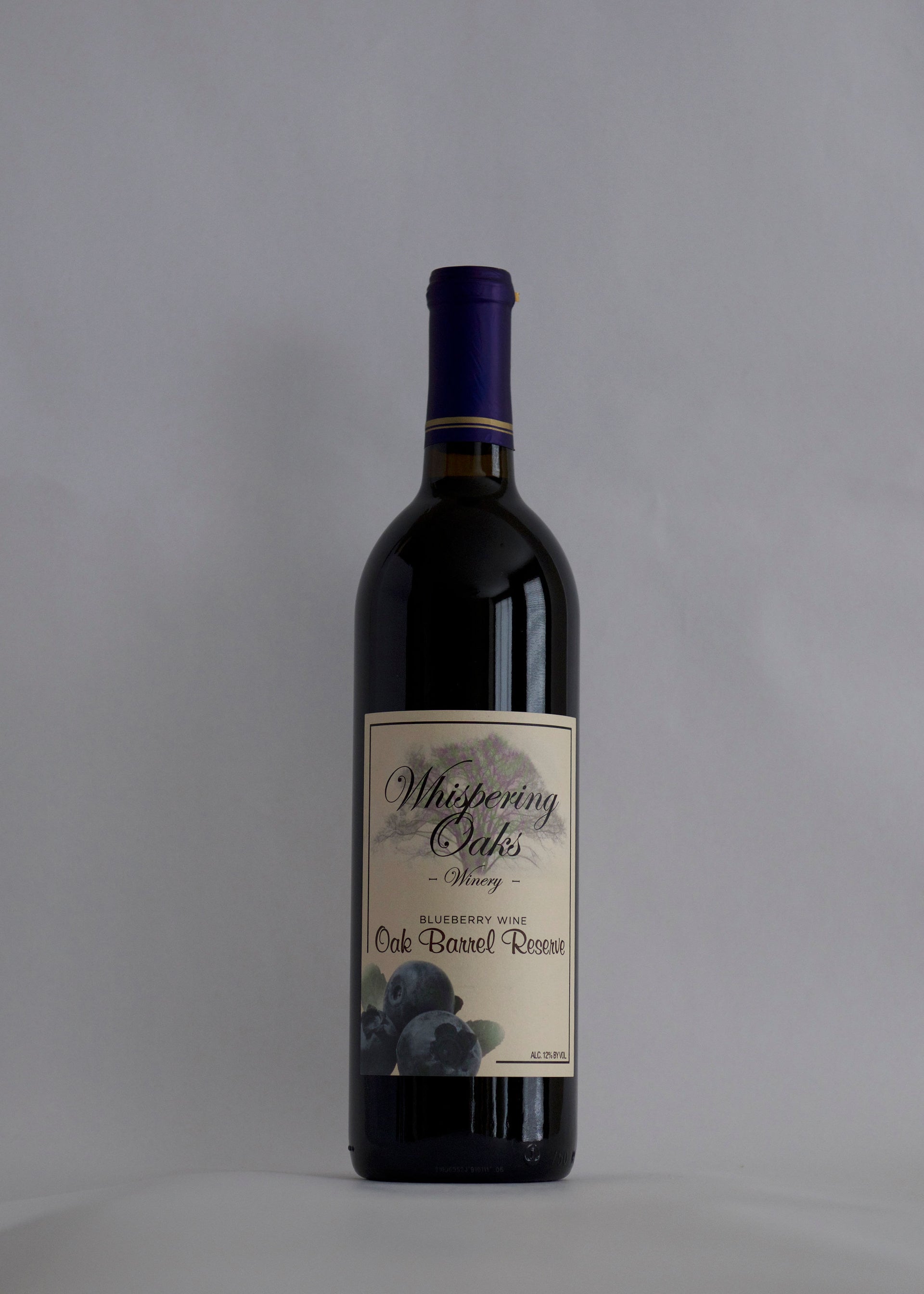 Oak Barrel Reserve Blueberry Wine – Whispering Oaks Winery